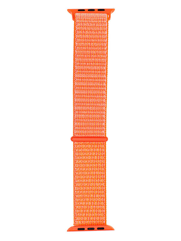 фото Аксессуар ремешок evolution для apple watch 38/40mm sport loop aw40-sl01 orange red 36809