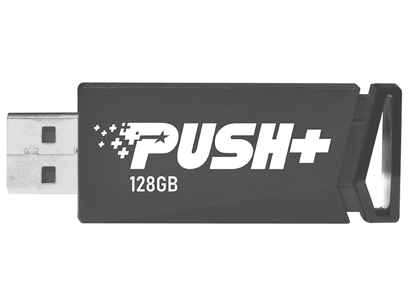 фото Usb flash drive 128gb - patriot memory push+ usb 3.2 psf128gpshb32u