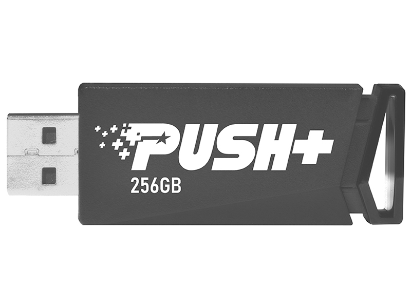 фото Usb flash drive 256gb - patriot memory push+ usb 3.2 psf256gpshb32u