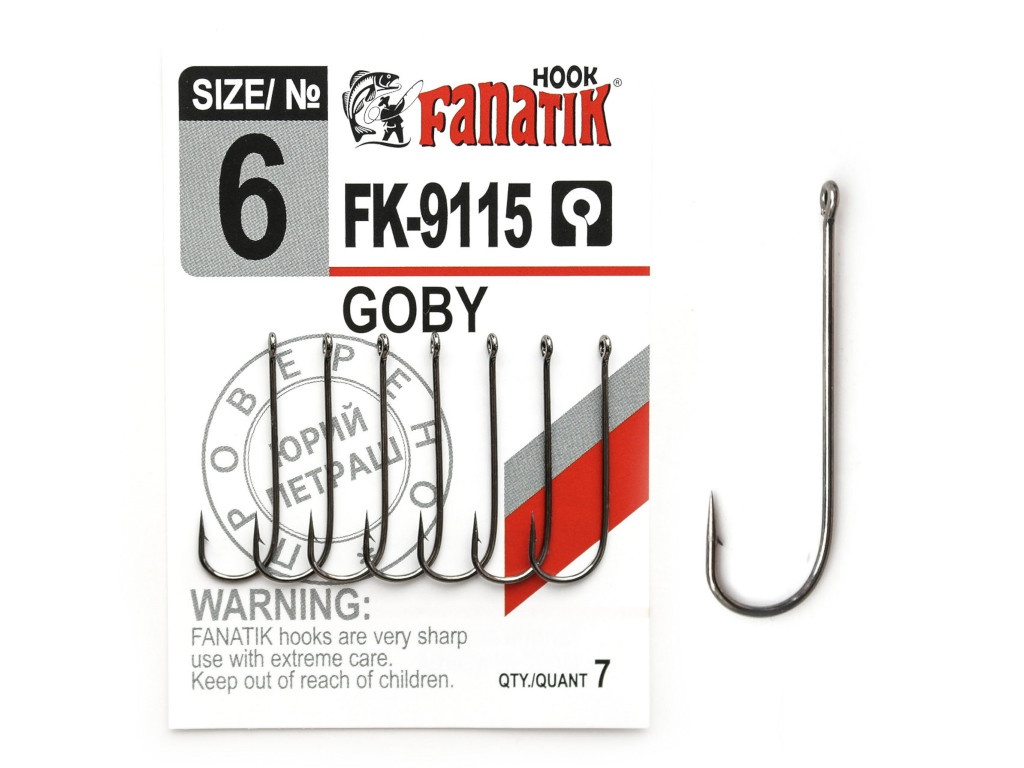 Крючки Fanatik Goby №6 7шт FK-9115-6