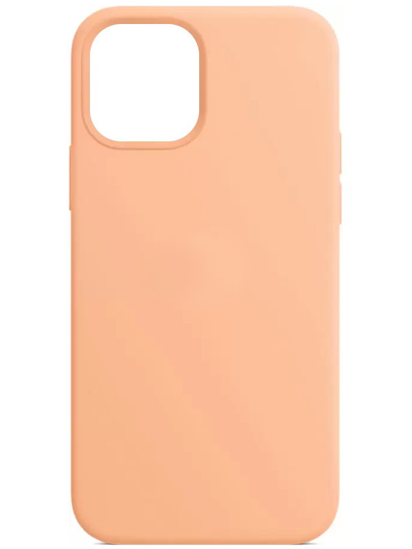 фото Чехол для apple iphone 12 / 12 pro silicone with magsafe cantaloupe mk023ze/a