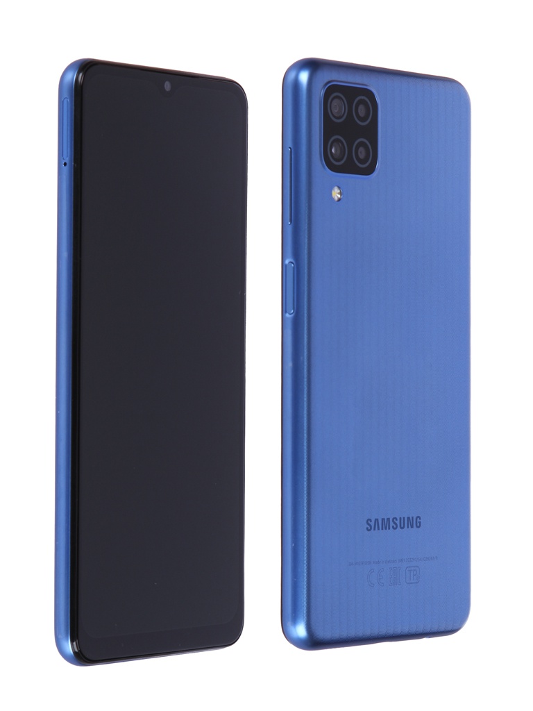 Сотовый телефон Samsung SM-M127F Galaxy M12 4/64Gb Light Blue сотовый телефон samsung sm a037f galaxy a03s 4 64gb white