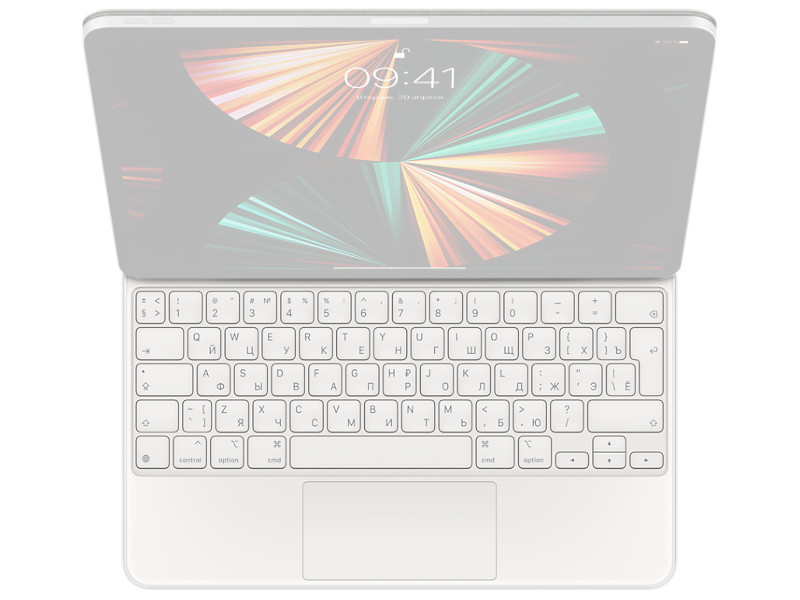 фото Клавиатура для apple ipad pro 12.9 (5th gen.) magic keyboard white mjql3rs/a