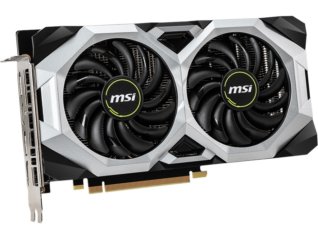 

Видеокарта MSI GeForce RTX 2060 1680Mhz PCI-E 3.0 8192Mb 14000Mhz 256 bit HDMI 3xDP RTX 2060 SUPER VENTUS OC 8GB RU OEM, GeForce RTX 2060