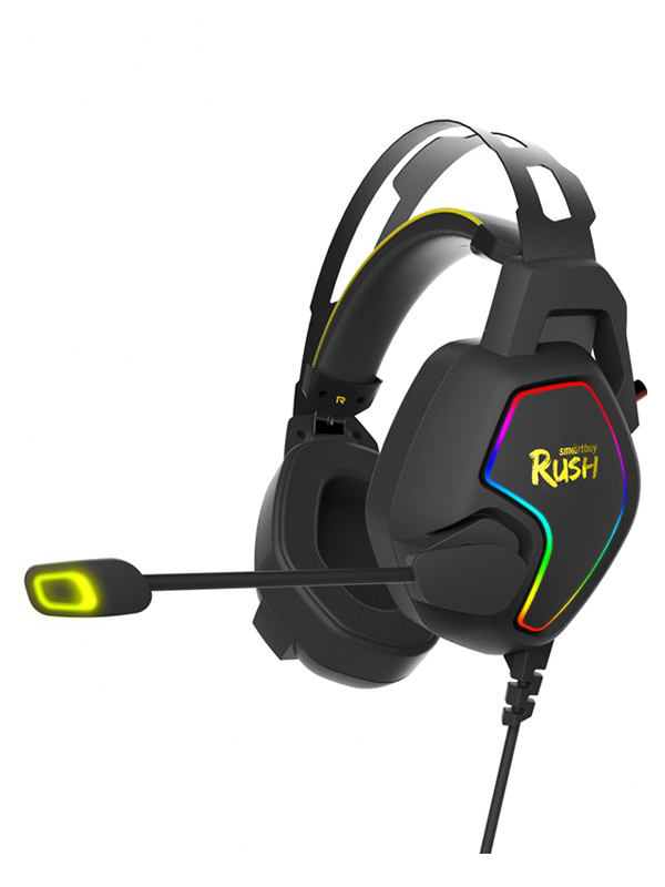 фото Наушники smartbuy rush ambition rgb black-yellow sbhg-6300