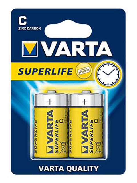 

Батарейка C - Varta SuperLife R14 2014 (2 штуки) VR R14/2BL SL, SuperLife VR R14/2BL SL
