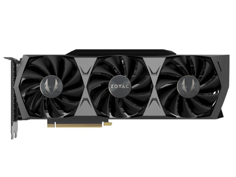 фото Видеокарта zotac geforce rtx 3090 trinity oc 1710mhz pci-e 3.0 24576mb 10496mhz 384-bit 3xdp hdmi hdcp zt-a30900j-10p выгодный набор + серт. 200р!!!