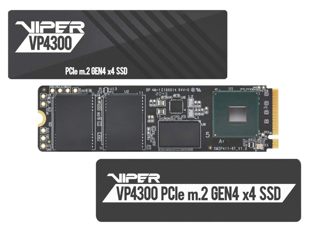 цена Твердотельный накопитель Patriot Memory Viper VP4300 1Tb VP4300-1TBM28H