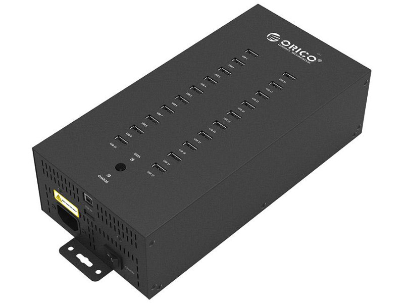 Хаб USB Orico IH20P-BK 20-Ports