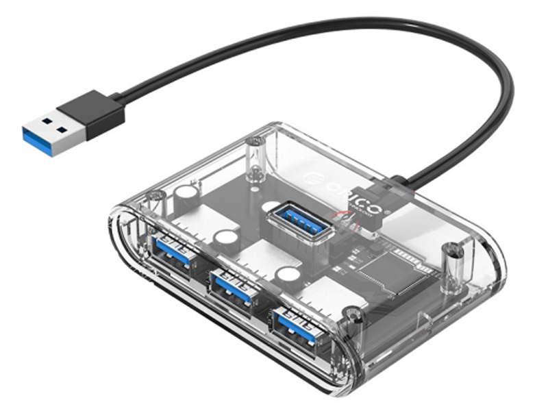 

Хаб USB Orico LV1U3-4A-CR 4-port, LV1U3-4A-CR