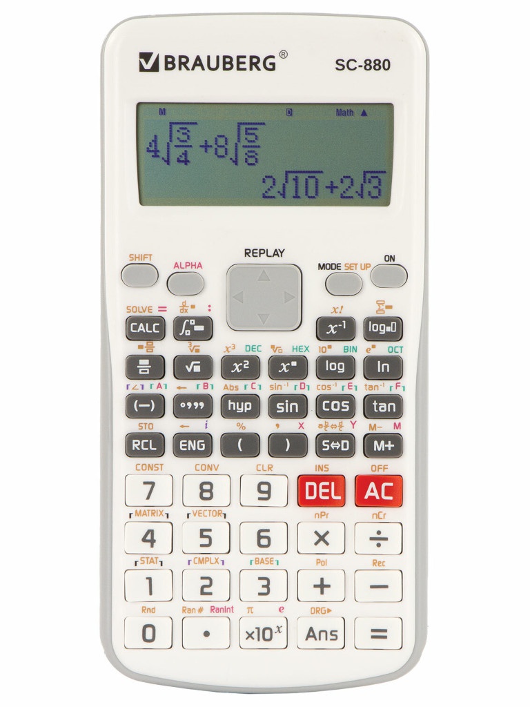 

Калькулятор Brauberg SC-880-N 250526, SC-880-N