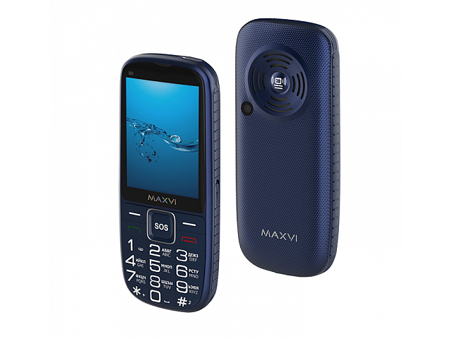 Zakazat.ru: Сотовый телефон Maxvi B9 Blue