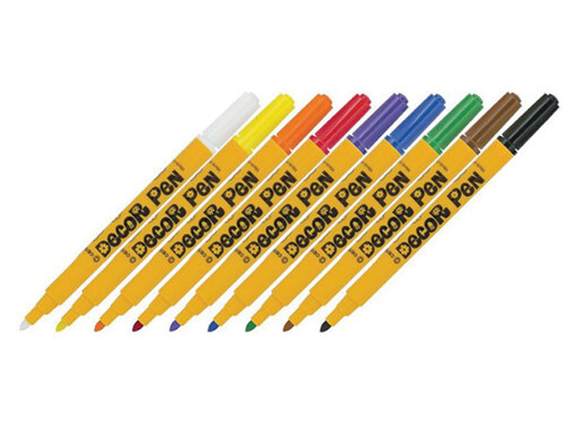 фото Маркер centropen decor pen 1.5mm 8 цветов + 1 белый 5 2738 0901