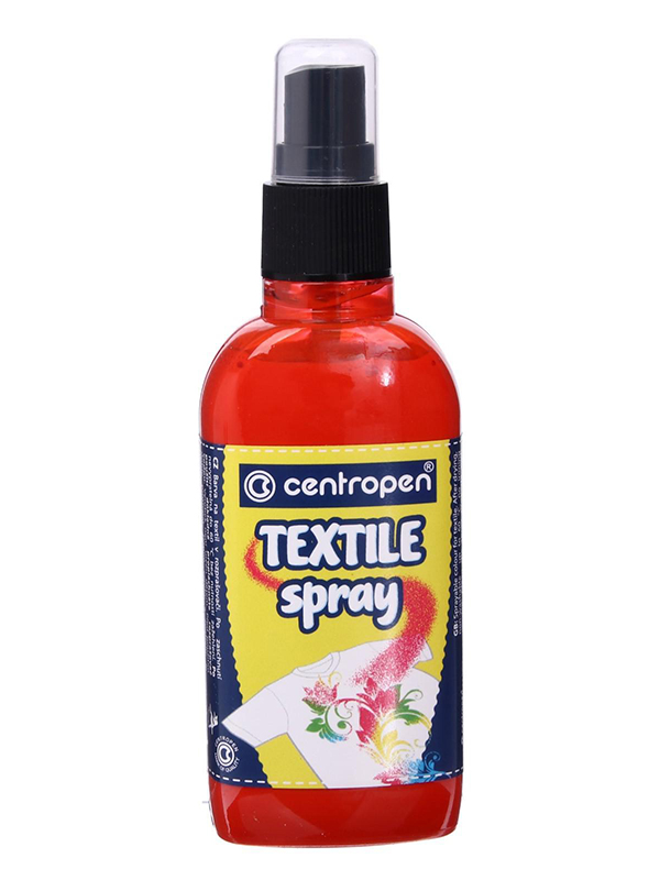 фото Краска-спрей для ткани и одежды centropen textile spray 110ml red 91139 0004