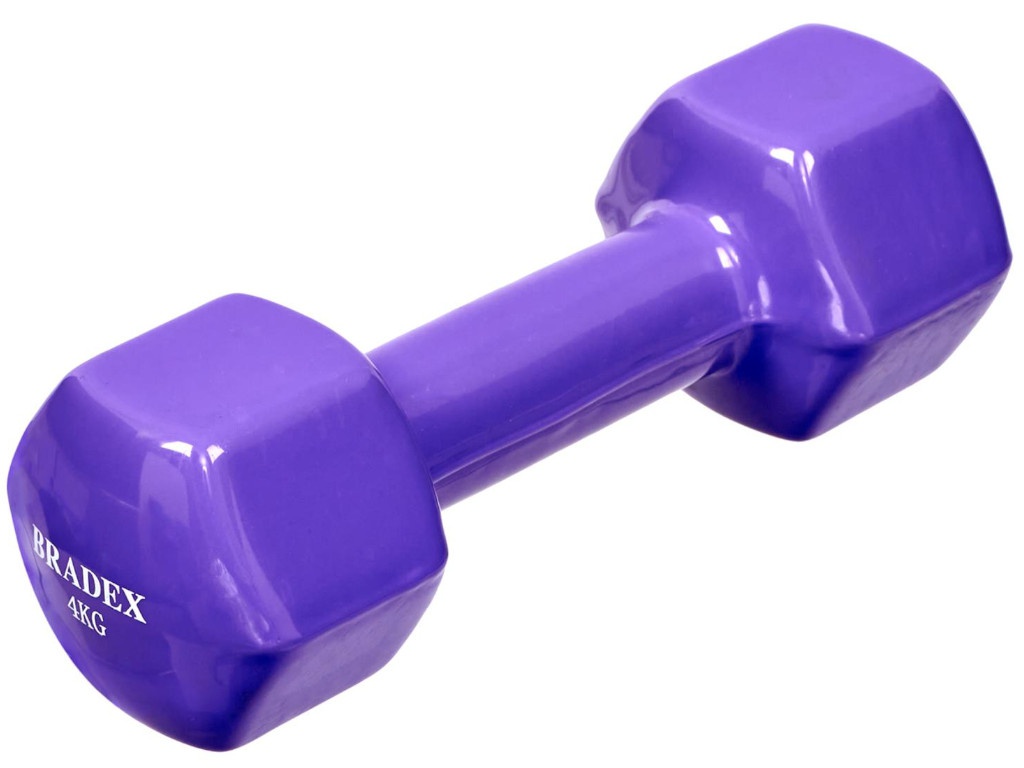 

Гантель Bradex 4kg Purple SF 0537, SF 0537