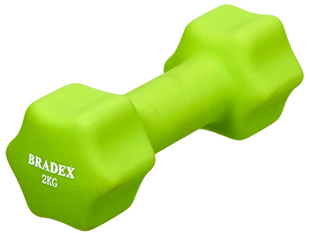 

Гантель Bradex 2kg Light Green SF 0542, SF 0542