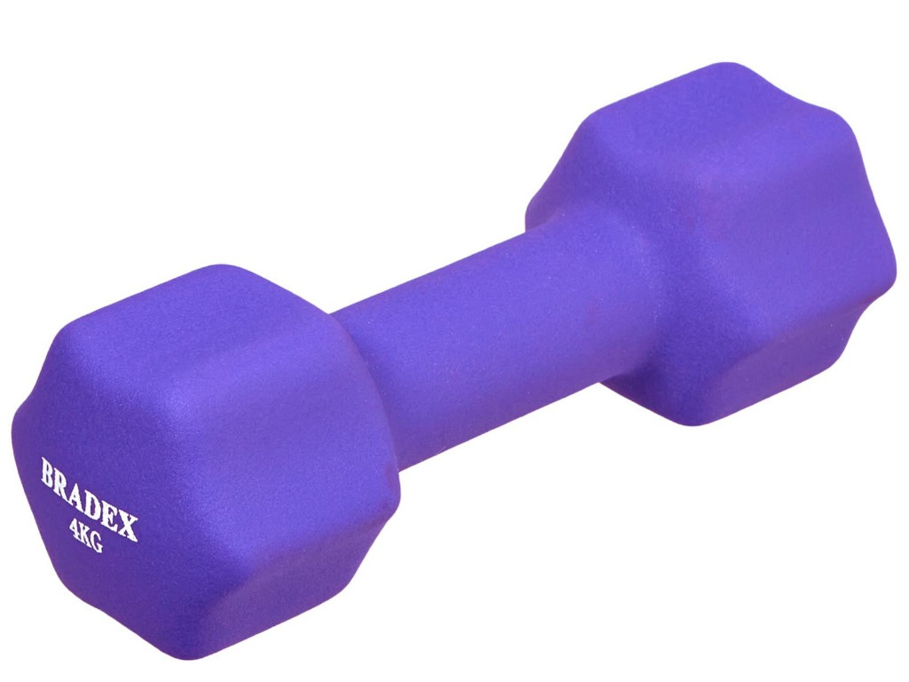

Гантель Bradex 4kg Purple SF 0544, SF 0544