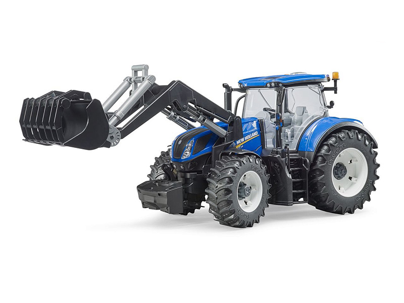 фото Трактор bruder new holland t7.315 с погрузчиком 03-121