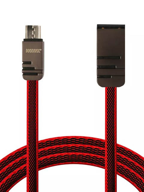 Аксессуар WIIIX USB-Micro USB Red 1m CB730-UMU-2A-CU-10R