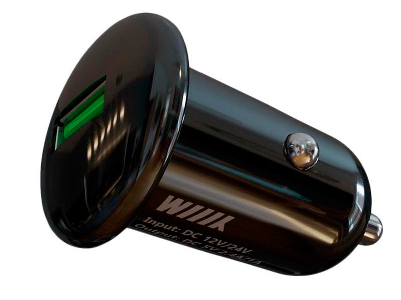 Зарядное устройство WIIIX USB QC3.0 Black UCC-1-11