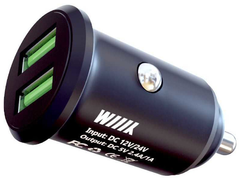 фото Зарядное устройство wiiix 2xusb 2.4a+1а ucc-2-43