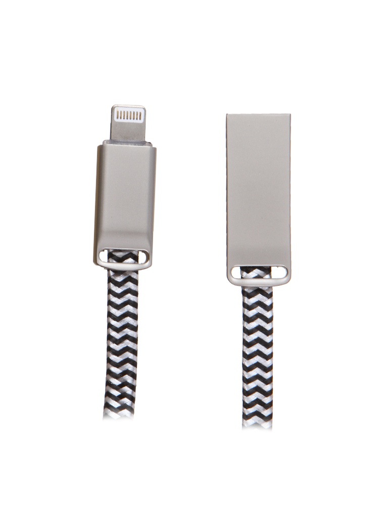Аксессуар WIIIX USB - Lightning 120cm Silver Silk CB955-2A-U8-SK-12S
