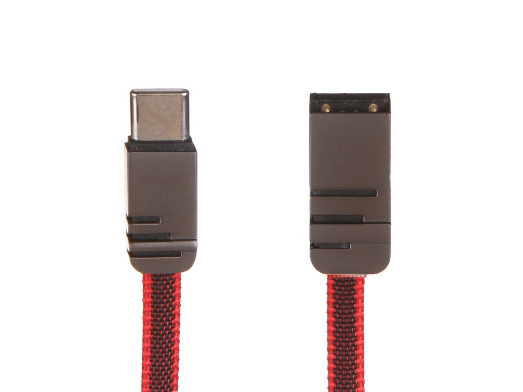 фото Аксессуар wiiix usb - type-c 1m red cb730-utc-2a-cu-10r