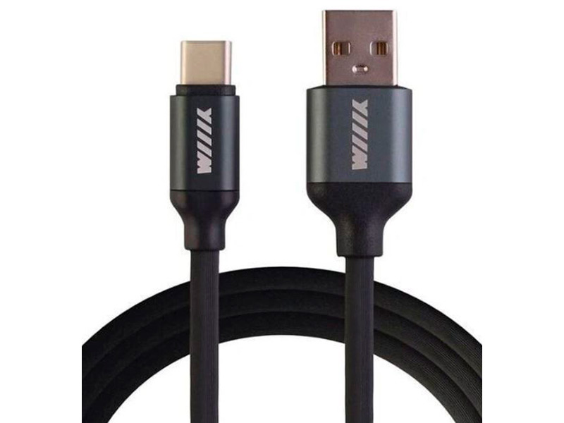 Фото - Аксессуар WIIIX USB - MicroUSB 1m Black CB720-UMU-2A-10B кабель wiiix usb microusb cbl710 umu 10 1 м зеленый