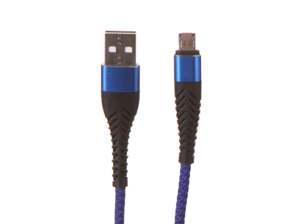 Фото - Аксессуар WIIIX USB - MicroUSB 1m Blue CB725-UMU-10BU кабель wiiix usb microusb cbl710 umu 10 1 м зеленый