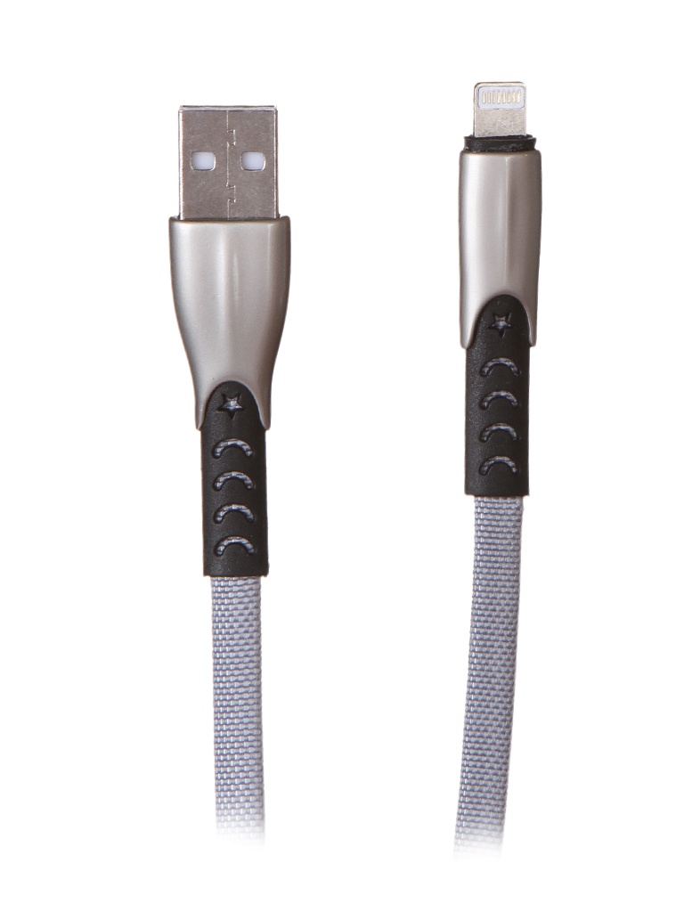 цена Аксессуар WIIIX USB - Lightning 1m Grey CB740-U8-2A-CU-10GY