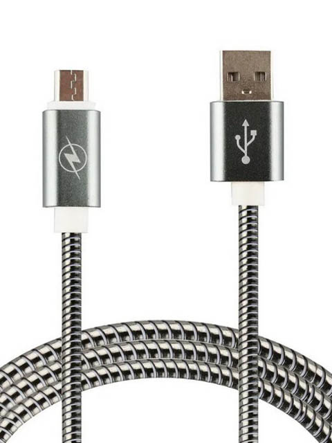 Аксессуар WIIIX USB - MicroUSB 1m Silver CB520-UMU-10S кабель wiiix usb microusb cbl710 umu 10 1 м зеленый