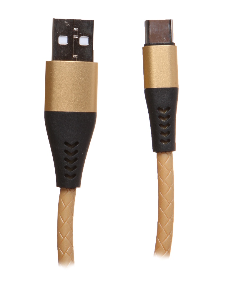 фото Аксессуар wiiix usb - type-c 1m gold cb720-utc-2a-10g