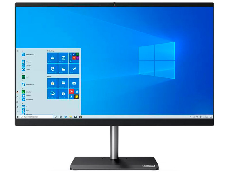 фото Моноблок lenovo v30a-24iil black 11la000pru (intel core i5-1035g1 1.0ghz/8192mb/256gb ssd/intel uhd graphics/wi-fi/bluetooth/cam/23.8/1920x1080/windows 10)