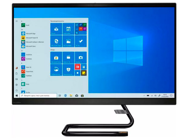 фото Моноблок lenovo aio 3 27imb05 black f0ey009hrk (intel core i5-10400t 2.0 ghz/16384mb/256gb ssd/intel uhd graphics/wi-fi/bluetooth/cam/27/1920x1080/windows 10)