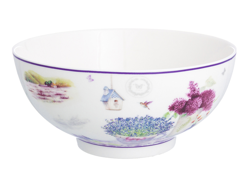 

Салатник Elan Gallery New Bone China Лаванда 700ml 420181, 420181