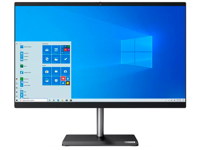 фото Моноблок lenovo v30a-24iil 11la002pru (intel core i5-1035g1 1.0ghz/8192mb/512gb ssd/dvd-rw/intel uhd graphics/wi-fi/23.8/1920x1080/windows 10 64-bit)