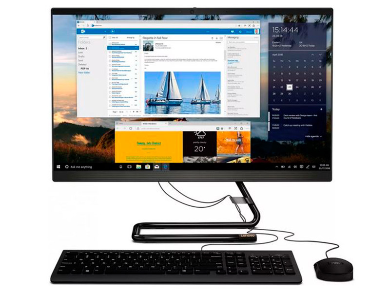 фото Моноблок lenovo ideacentre aio 3 24iil5 f0fr0035rk (intel core i3-1005g1 1.2 ghz/8192mb/512gb ssd/uhd graphics/dvd-rw/wi-fi/bluetooth/cam/23.8/1920x1080/windows home)