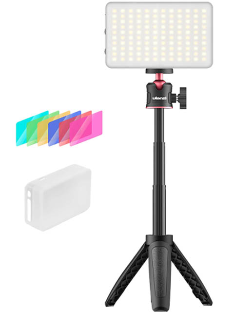 

Мини-штатив Комплект Ulanzi Vijim Tabletop LED Video Lighting Kit VL-120+MT-08 Black 21875 / 2175, VL-120+MT-08