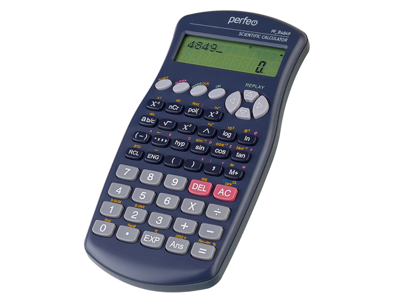 Калькулятор Perfeo Grey PF_B4849