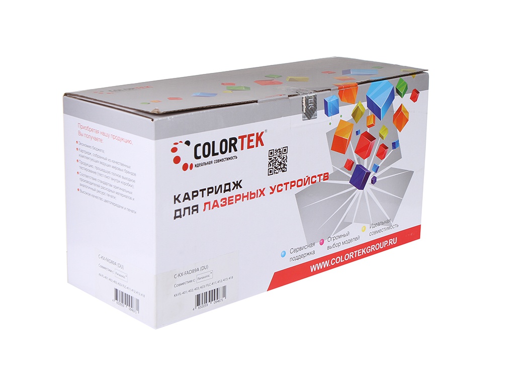 Картридж Colortek (схожий с Panasonic KX-FAD89A7) Black для KX FL401/KX FL402/KX FL403/KX FL421/KX FL422