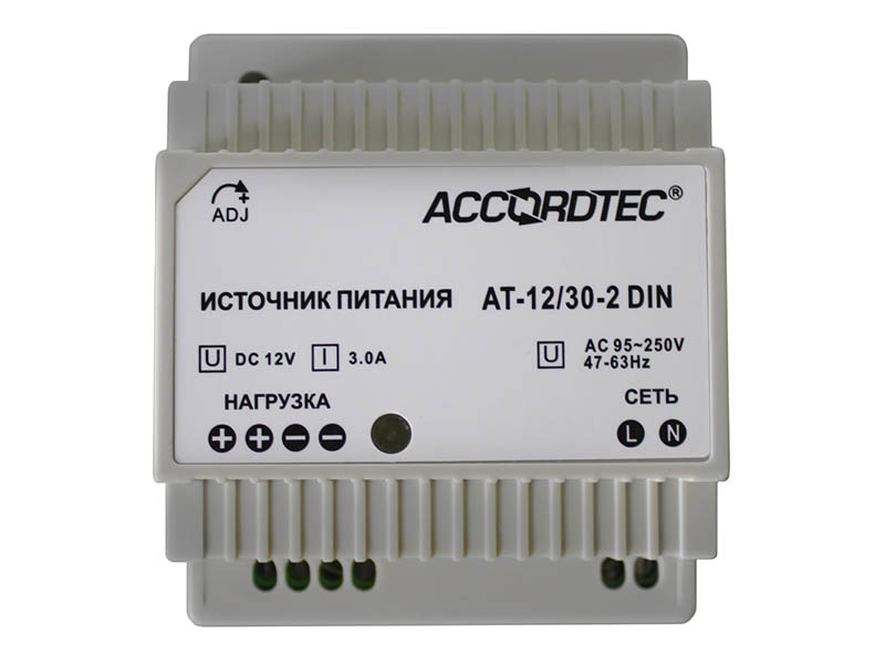 фото Источник питания accordtec at-12/30-3 din