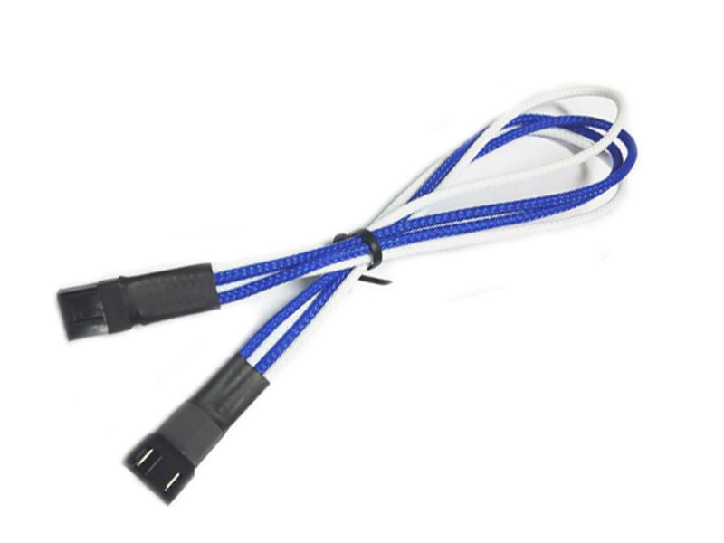 

Аксессуар Удлинитель Nanoxia 4-pin PWM 30cm Blue-White NXPWV3EBW, NXPWV3EBW