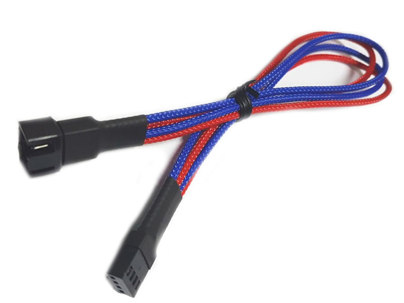 

Аксессуар Удлинитель Nanoxia 4-pin PWM 30cm Blue-Red NXPWV3EBR, NXPWV3EBR