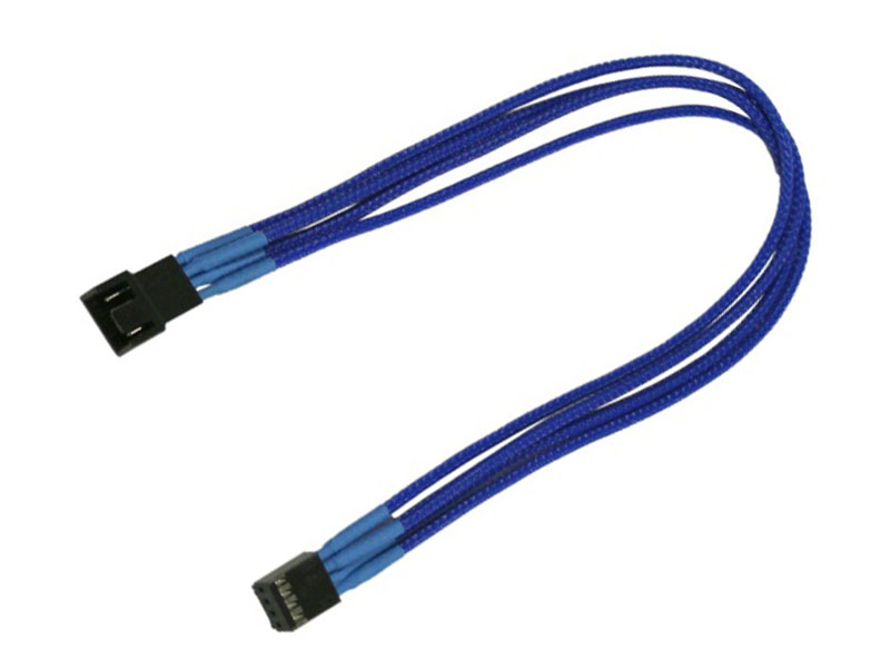 фото Аксессуар удлинитель nanoxia 4-pin pwm 30cm blue nxpwv3eb