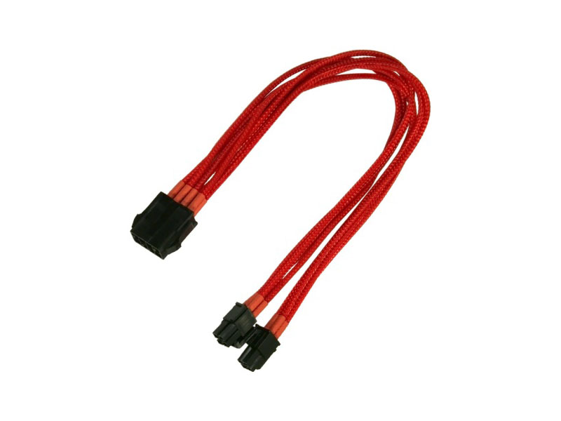 фото Аксессуар удлинитель nanoxia 8-pin eps 30cm red nx8pv3er