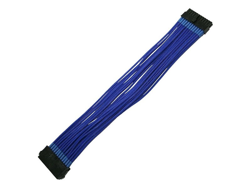 Аксессуар Удлинитель Nanoxia 24-pin ATX 30cm Blue NX24V3EB
