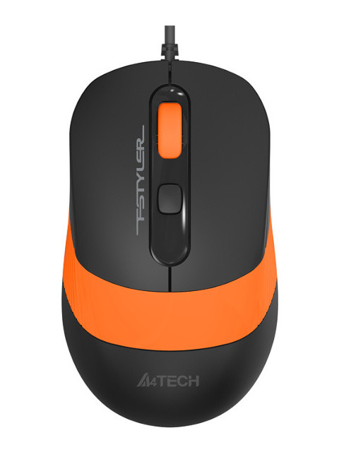 Мышь A4Tech Fstyler FM10 Black-Orange мышь a4tech fstyler fg30s grey orange