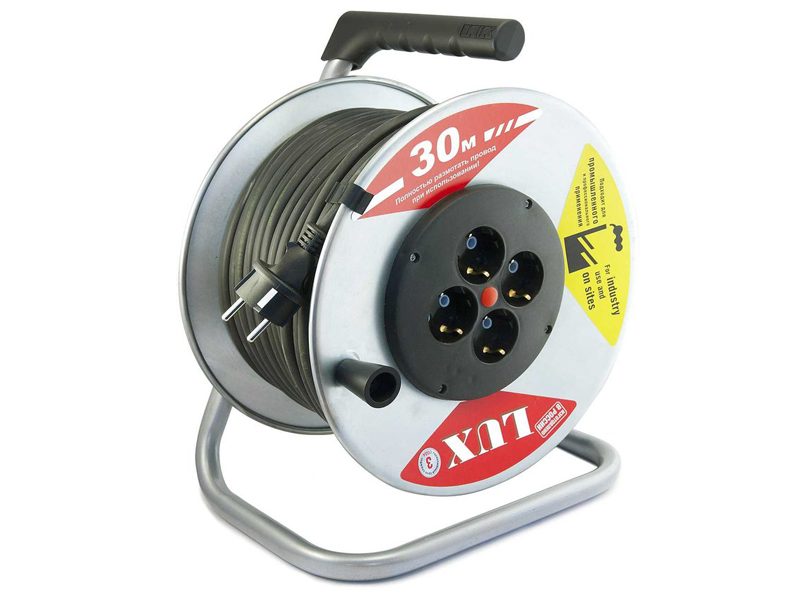 

Удлинитель Lux К4-Е-30 4 Sockets 30m 44130, К4-Е-30