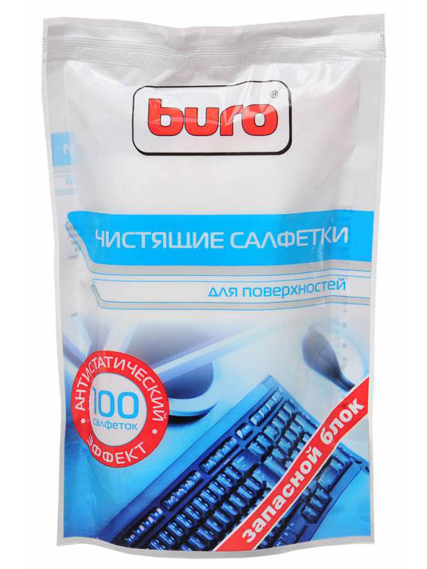 

Салфетки влажные Buro 100шт BU-Zsurface, BU-Zsurface