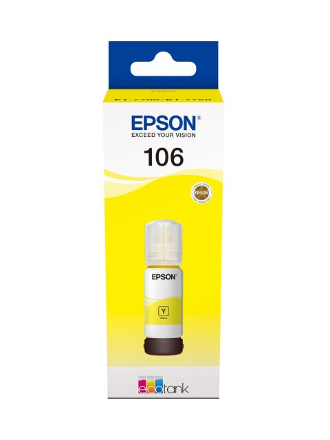 Чернила Epson C13T00R440 70ml Yellow для L7160/L7180 чернила epson 108 70ml c13t09c24a